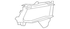 4k8-121-763-b Audi Genuine Radiator Support Air Duct