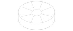 4m0-121-268-a Audi Genuine Auxiliary Radiator Isolator