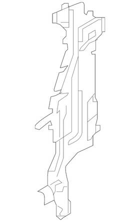 4m0-121-283-de Audi Genuine Air Baffle