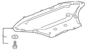 4m0-825-235-bb Audi Genuine Under Cover