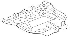 5wa-825-236-c Audi Genuine Splash Shield 5wa-825-236-c Audi Genuine Splash Shield