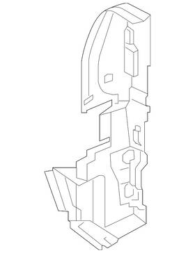 83a-121-284-f Audi Genuine Air Baffle