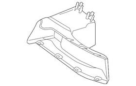 8t0-121-674-b Audi Genuine Air Duct 8t0-121-674-b Audi Genuine Air Duct