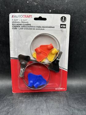Ac5236k Autocraft Ac5228k Key Hose Clamp 1-3/4 Inch -2-3/4 . 2 Packs Of