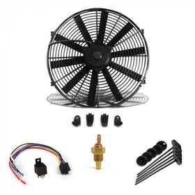 Zss5ee Azcooling Technologies 60 - 84 Chevy Ii Nova 67 69 Camaro 8 Radiator Air Cooling Fan Push Pull 12v