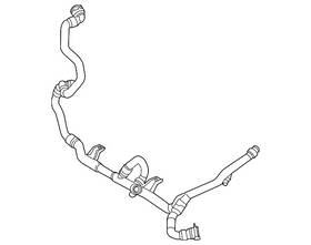 17-12-7-599-460 Bmw Genuine Coolant Hose