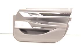 204.bm3e16 Bmw Black Right Front Door Trim Panel Leather Fits 2016 750i Oem