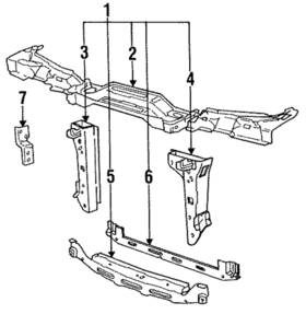 41-11-1-911-122 Bmw Genuine Lower Tie Bar 41-11-1-911-122 Bmw Genuine Lower Tie Bar