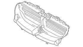 51-11-7-178-116 Bmw Genuine Upper Duct 51-11-7-178-116 Bmw Genuine Upper Duct