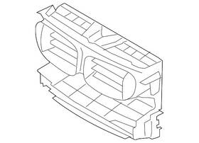 51-74-7-224-660 Bmw Genuine 2009-2015 - Center Duct