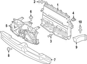 51-74-8-738-428 Bmw Genuine Upper Duct