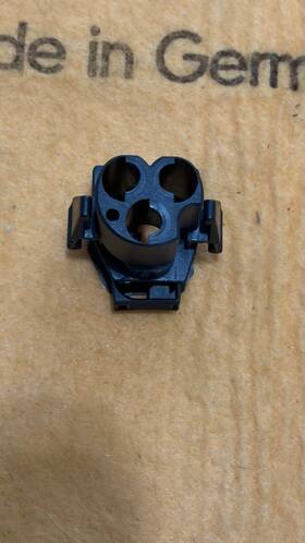 61131378410 Bmw E30 3 Pole Connector Housing For Aux Fan And Radiator Sensor # 1378410