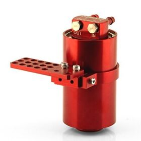029-00-001r Boomba Racing Universal Catch Can Red Cnc Machined Npt Plug 350ml