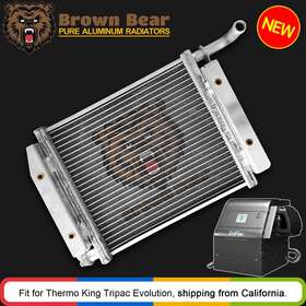 672244 Brownbear Pure Aluminum Replacement Radiator For Thermo King Tripac Tri-pac Coil Precooler