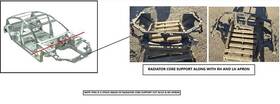 109-10010 Cadillac Radiator Core Support Removable Oem 17-24 Xt5