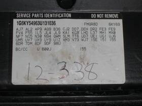 674-00431 Cadillac 98 99 00 01 02 03 04 Seville Radiator Fan Motor Assm 543371
