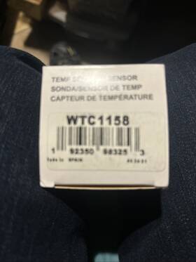 Wtc1158 Carquest Premium Water Tempsensor Part #
