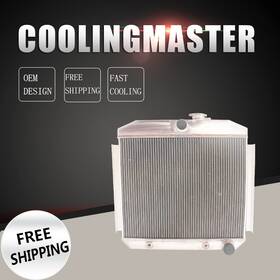 5056 Chevrolet Fit Bel Air 1955 1956 3row 62mm Aluminum Radiator At Mt