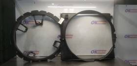 673.gm8n21 Chevrolet Truck 21 Chevy Silverado 2500 Radiator Fan Shroud Assembly Inner Outer 6.6l Diesel