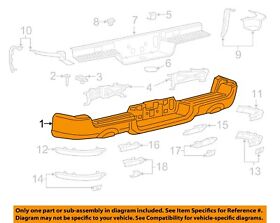 68404438ab Chrysler Oem 2019 1500 Rear Bumper Components-bumper
