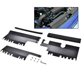 Dangbnan1803abk Cnnell Fit For 2015-2018 Subaru Wrx / Sti Black Radiator Shroud Cooling Plate Kit