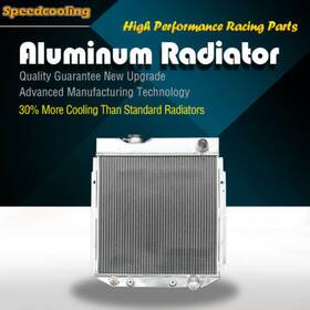 259b Comet 851452251720 3 Row 62mm At Aluminum Radiator For Ford Mustang Falcon V8 1963-1966