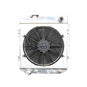An67317 Coolingmaster For Ford 60-1965 Falcon 65-66 Mustang 3 Row Aluminum Radiator Shroud Fan