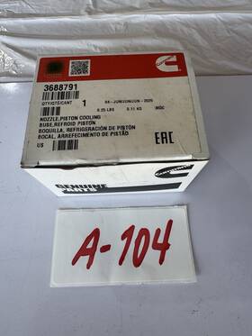 3688791 Cummins 3819957 A-104 Genuine Piston Cooling Nozzle. P/n 3688791. Nib