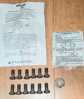 Qu40086 Dana Splicer 60 70 &hd Rear Ring Gear Grade 9 Bolts Ford Chevy Dodge 80s 90s 2000s