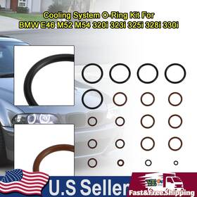 17111711987 Darupsun Cooling System O-ring Kit For Bmw E46 M52 M54 320i 323i 325i 328i