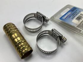 80432 Dayco Brass Heater Hose Connector 5/8 Inch