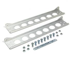 50023 Derale Single Cooler Mounting Brackets Aluminum