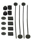 16744 Derale Electric Fan Mounting Kit Plastic Rods Clips And Feet