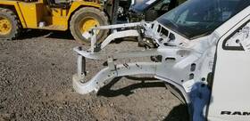 109.ch8r25 Dodge 25 Ram 1500 Fender Apron Cut Front Driver White 3.6l
