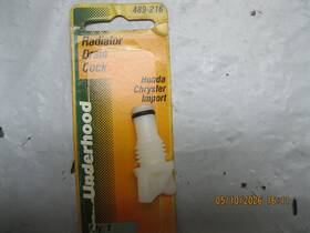 489-216 Dorman Radiator Drain Petcock Package Rough