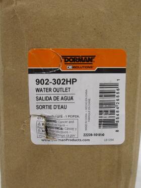 Dorman 885484265561 Engine Coolant Water Outlet 902-302hp