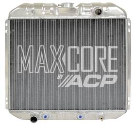 Fm-er204 Dynacorn Ford Mustang/mercury Cougar Radiator Aluminum 2-row I-6 329 1967-70