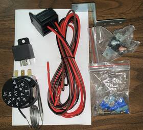 F17511 First.racing Adjustable Electric 12v Radiator Fan Thermostat Control Relay Wire Kit Car Truck