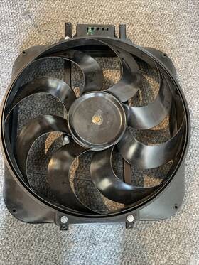 109304 Flex-a-lite 088657001601 15 Inch Black Magic S-blade Reversible Electric Fan