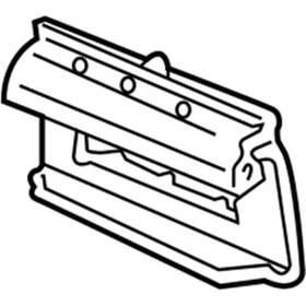 1l2z-8327-ba Ford Genuine Air Deflector