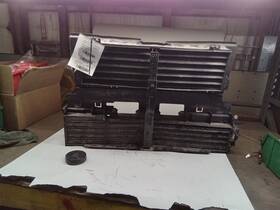3857587 Ford Used Radiator Shutter Assembly Fits 2015 Fusion Grade A