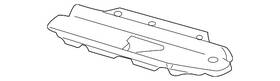 3f2z-19e525-aa Ford Genuine Upper Deflector