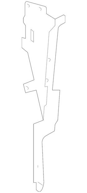 7c3z-8310-b Ford Genuine Air Deflector