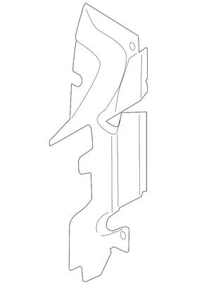 Aa5z-8310-b Ford Genuine Air Deflector
