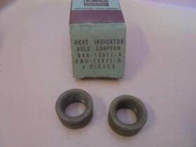 B4a-10911-a Ford Vintage Nos 1954-1956 Mercury Heat Indicator Bulb Adapter X 2