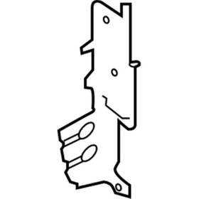 Bb5z-8311-b Ford - Drivers Side Radiator Air Deflector
