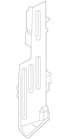 Cm5z-8310-a Ford Genuine Radiator Support Air Deflector