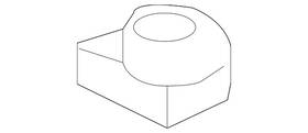 Cv6z-8125-a Ford Genuine Radiator Upper Insulator