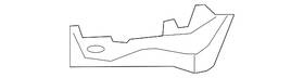 D2bz-8311-b Ford Genuine Air Deflector