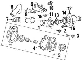 F5rz-10884-b Ford Genuine Sending Unit